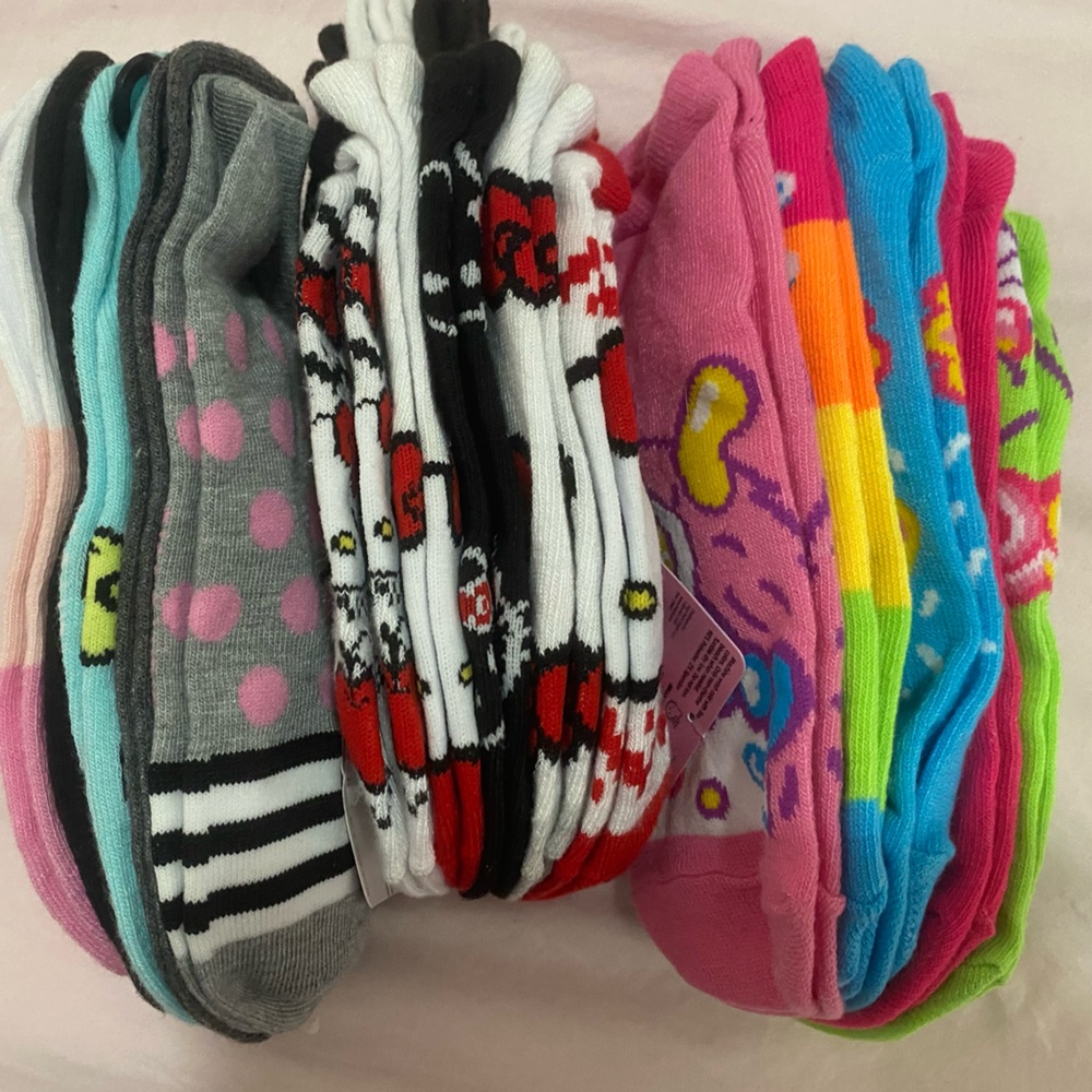 Assorted Hello kitty socks 15 Pairs
